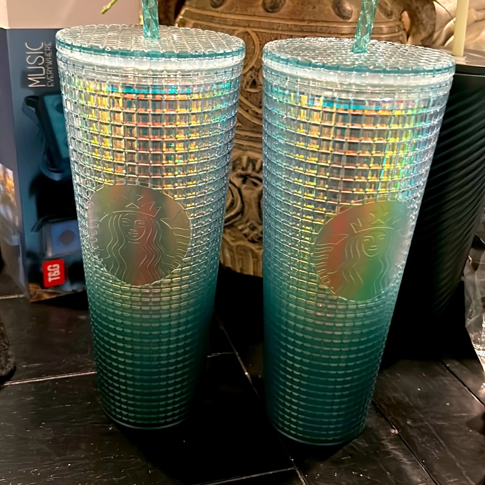 Starbucks ombré geometric tumbler